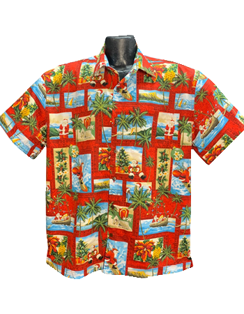 Christmas and Halloween Hawaiian shirts