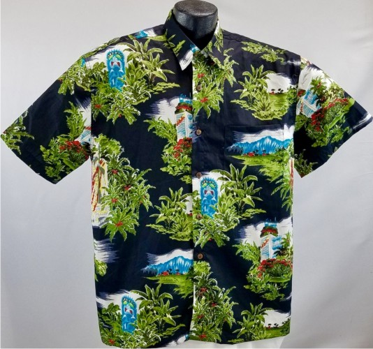 Tropical and Traditional Cotton Hawaiian Shirts- Made in USA