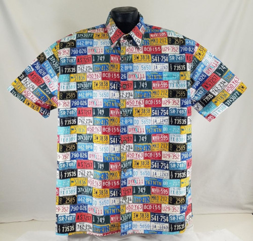 Route 66 Vintage 90s Hawaiian Camp Shirt Bobs Big Boy High 