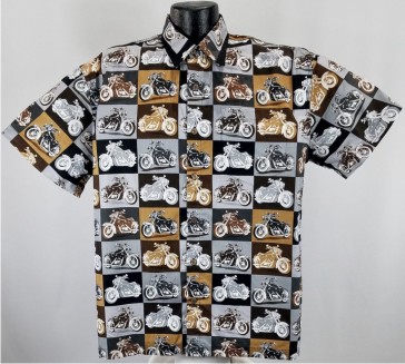 Motorcycle and Biker Hawaiian shirts and Aloha Shirts