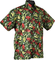 Red and Green Chile Hawaiian Shirt