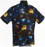 Galaxy Shirt -Space inspired Hawaiian shirt