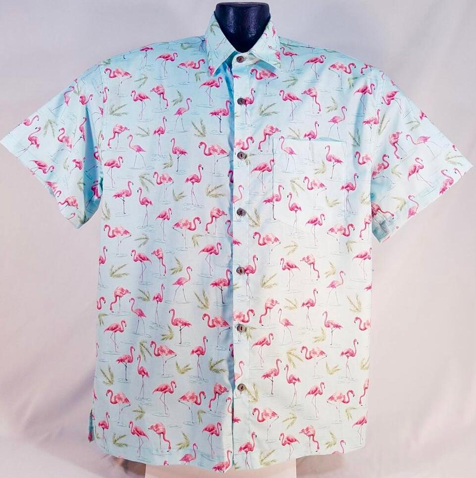 shirt with flamingos