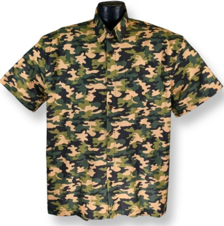 camouflage hawaiian shirt