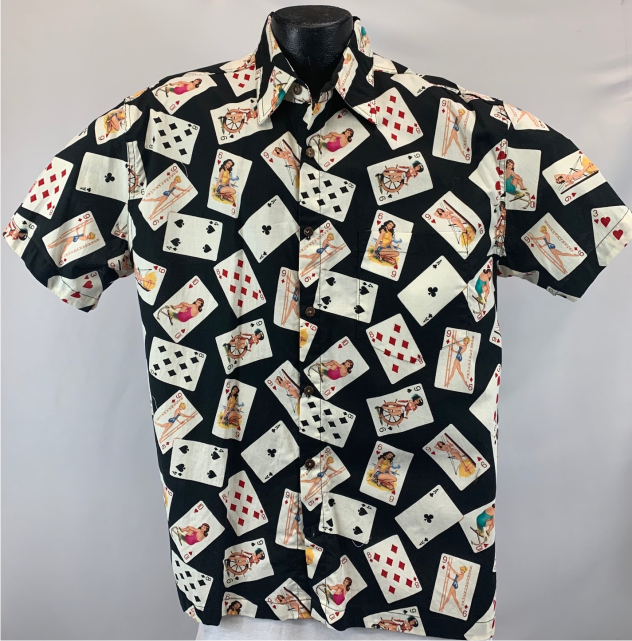 Pinup Plyaing Cards Hawaiian Shirt
