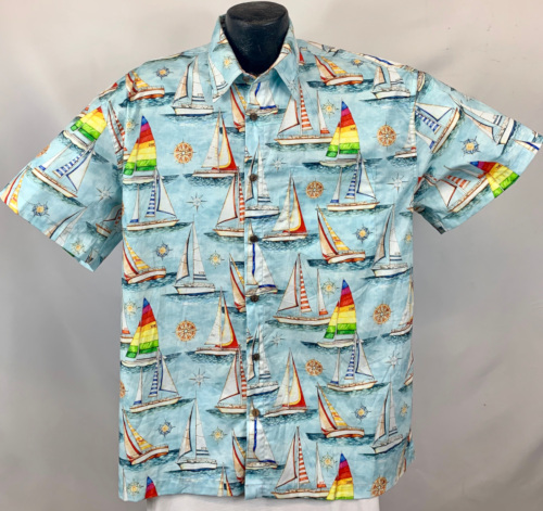 Sailing and Sailboat Hawaiian Aloha Shirt